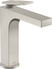 Смеситель для раковины AXOR Citterio 160 с рычаговой рукояткой - с текстурой, сталь арт. 39081800