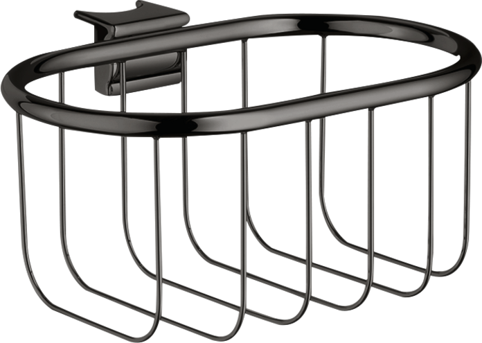 Купить купить угловая корзинка axor montreux 160/83 полированный черный, хром арт. 42066330
