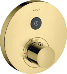 Термостат AXOR ShowerSelect для 1 потребителя, скрытого монтажа, круглый, полированная медь арт. 36722930