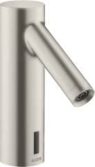 Смеситель для раковины Axor Starck, электронный, без регулировки температуры, питание от батареек, сталь арт. 10106800