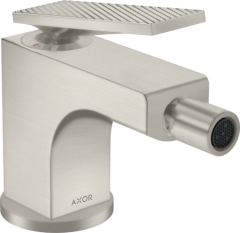 Смеситель для биде AXOR Citterio с рычаговой рукояткой - с текстурой, сталь арт. 39201800