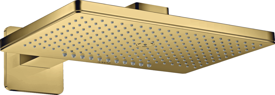 Купить купить верхний душ axor showersolutions 460/300 2jet, с держателем, с розеткой softsquare, полированное золото арт. 35275990