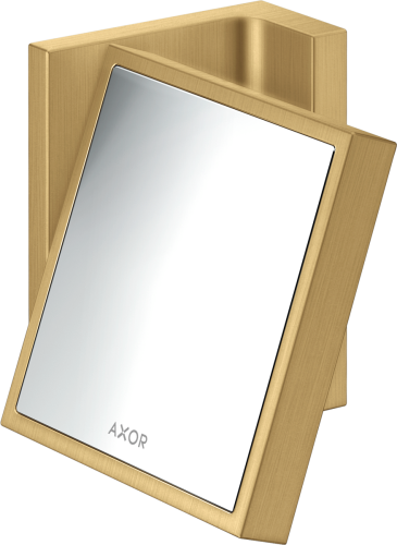 Купить купить зеркало для бритья axor universal rectangular, матовое золото арт. 42649250