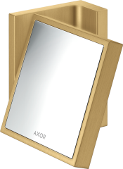 Зеркало для бритья AXOR Universal Rectangular, матовое золото арт. 42649250