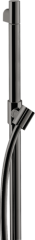 Штанга для душа со шлангом Axor Starck, 90 см, полированный черный, хром арт. 27830330