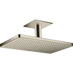 Верхний душ Axor ShowerSolutions, 1 jet, с потолочным подсоединением, 460x270 мм, полированный никель арт. 35277830