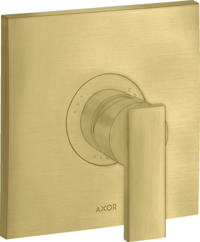 Купить купить смеситель для душа axor citterio для скрытого монтажа с рычаговой рукояткой, матовая латунь арт. 39655950