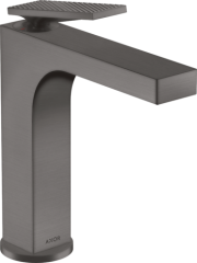 Смеситель для раковины AXOR Citterio 160 с рычаговой рукояткой - с текстурой, матовый черный, хром арт. 39081340