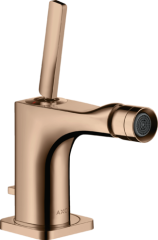 Смеситель для биде AXOR Citterio E однорычажный, полированное красное золото арт. 36120300