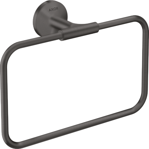 Купить купить полотенцедержатель axor universal circular кольцевой, матовый черный, хром арт. 42823340