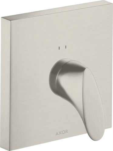 Купить купить смеситель для душа axor starck organic, однорычажный, скрытого монтажа, сталь арт. 12605800