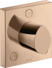 Купить купить запорный/переключающий вентиль trio/quattro axor starck organic, 120/120, скрытого монтажа, полированное красное золото арт. 12731300