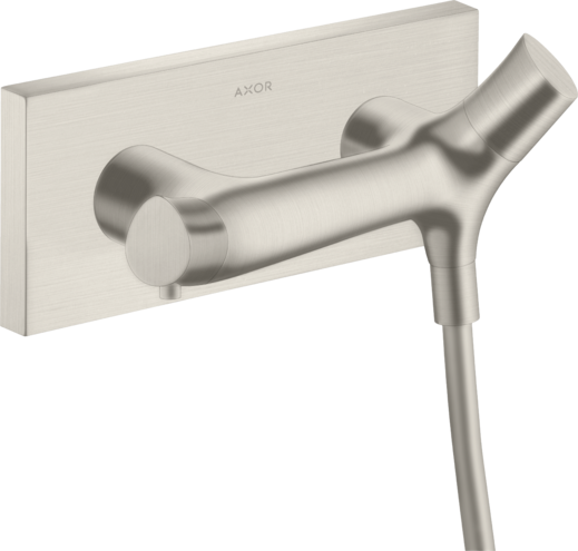 Купить купить термостат для душа axor starck organic, внешнего монтажа, сталь арт. 12602800