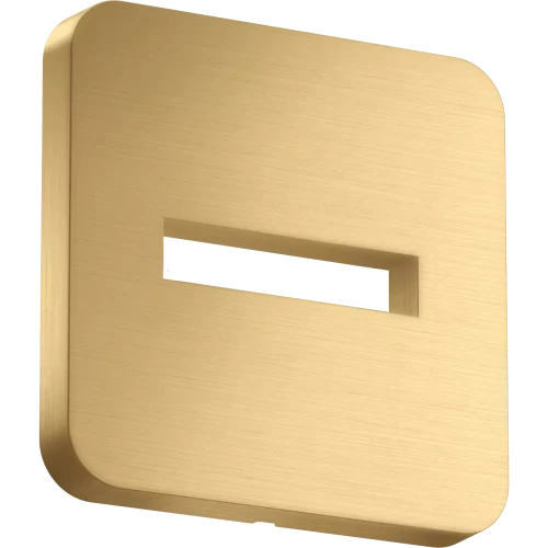 Купить купить розетка softsquare axor showersolutions, настенная, шлифованное золото арт. 35214250