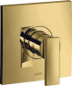 Купить купить смеситель для душа axor citterio для скрытого монтажа с рычаговой рукояткой, полированное золото арт. 39655990