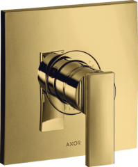 Смеситель для душа AXOR Citterio для скрытого монтажа с рычаговой рукояткой, полированное золото арт. 39655990