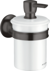 Диспенсер для жидкого мыла AXOR Montreux матовый черный, хром арт. 42019340