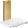 Купить купить мыльница axor universal rectangular прямоугольная, матовое золото арт. 42605250