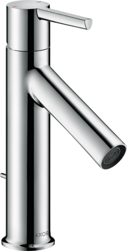 Купить купить смеситель axor starck для раковины с высотой излива 100 мм со сливным гарнитуром, хром арт. 10001000