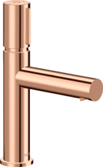 Смеситель AXOR Uno для раковины Select 110, с незапираемым сливным набором, полированное красное золото арт. 45012300