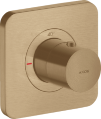 Термостат AXOR Citterio E 120/120, скрытого монтажа, матовая бронза арт. 36702140