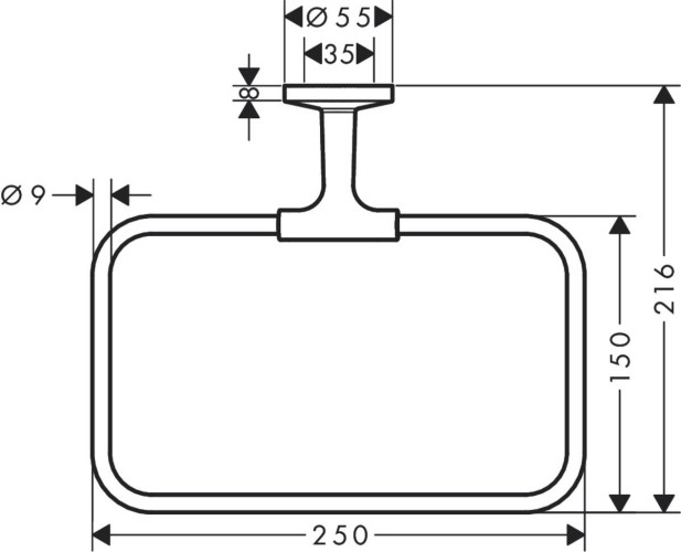 Купить купить полотенцедержатель axor universal circular кольцевой, сталь арт. 42823800