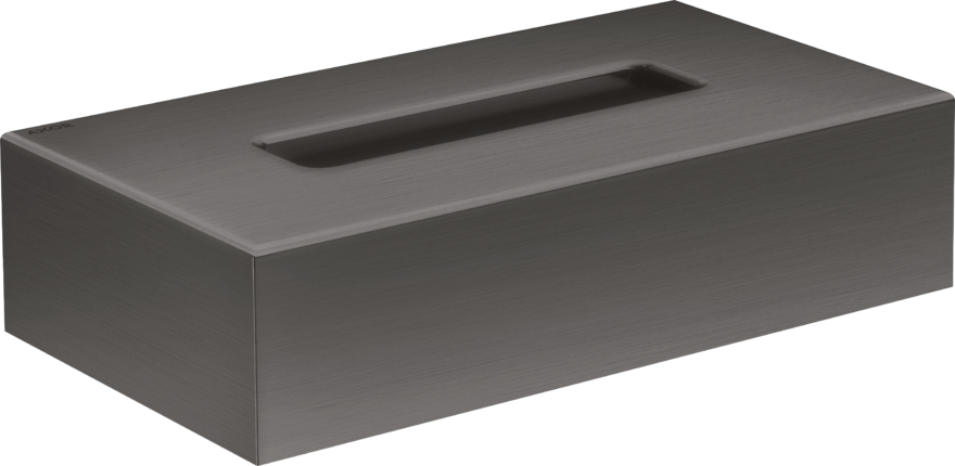 Купить купить держатель для салфеток axor universal circular, матовый черный, хром арт. 42873340