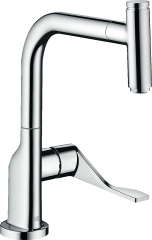 Кухонный смеситель AXOR Citterio 230 мм с вытяжным изливом Eco арт. 39864000