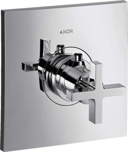 Купить купить термостат axor citterio highflow с крестообразной рукояткой, хром арт. 39716000