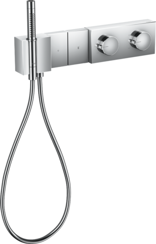 Купить купить модуль термостата axor edge 470/100 для 2 потребителей скрытого монтажа, хром арт. 46700000