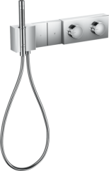 Модуль термостата AXOR Edge 470/100 для 2 потребителей скрытого монтажа, хром арт. 46700000