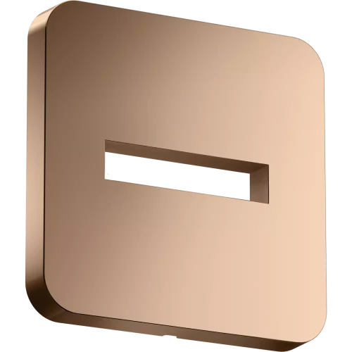 Купить купить розетка softsquare axor showersolutions, настенная, полированное красное золото арт. 35214300