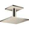 Купить купить верхний душ axor showersolutions, с потолочным подсоединением, 250x250 мм, 1 jet, полированный никель арт. 35308830