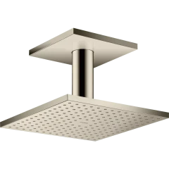 Верхний душ Axor ShowerSolutions, с потолочным подсоединением, 250x250 мм, 1 jet, полированный никель арт. 35308830