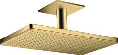 Верхний душ AXOR ShowerSolutions 460/300 1jet, с потолочным подсоединением, полированное золото арт. 35277990