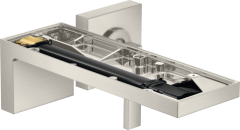 Смеситель для раковины AXOR MyEdition настенный с изливом 221 мм без панели, сталь арт. 47062800