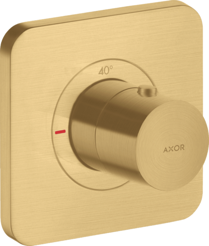 Купить купить термостат axor citterio e 120/120, скрытого монтажа, матовое золото арт. 36702250