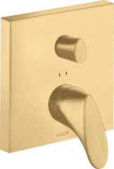Смеситель для ванны Axor Starck Organic, однорычажный, скрытого монтажа, шлифованное золото арт. 12415250