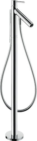 Купить купить смеситель для ванны axor starck напольный, с круглой рычаговой рукояткой, хром арт. 10456000