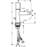 Купить купить смеситель для биде axor uno select со сливным гарнитуром, хром арт. 45210000