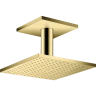 Купить купить верхний душ axor showersolutions, с потолочным подсоединением, 250x250 мм, 1 jet, полированная медь арт. 35308930