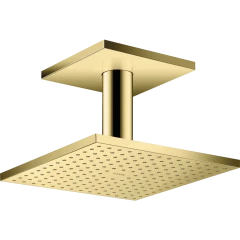 Верхний душ Axor ShowerSolutions, с потолочным подсоединением, 250x250 мм, 1 jet, полированная медь арт. 35308930