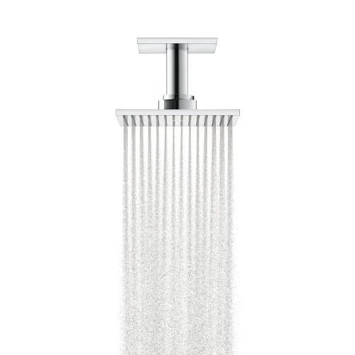 Купить купить верхний душ axor showersolutions, с потолочным подсоединением, 250x250 мм, 1 jet, полированная медь арт. 35308930