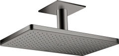 Верхний душ AXOR ShowerSolutions 460/300 1jet, с потолочным подсоединением, полированный черный, хром арт. 35277330