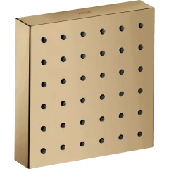 Модуль душа Axor ShowerCollection, скрытый монтаж, квадратный, 120x120 мм, полированная бронза арт. 28491130
