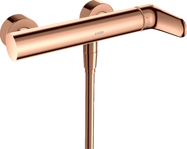 Купить купить смеситель для душа axor citterio m однорычажный, внешнего монтажа, полированное красное золото арт. 34620300