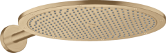 Верхний душ AXOR ShowerSolutions 350 1jet, с держателем, матовая бронза арт. 26034140