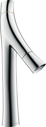 Купить купить смеситель для раковины axor starck organic 170, с двумя рукоятками, для накладной раковины, с не запираемым сливным набором, хром арт. 12012000