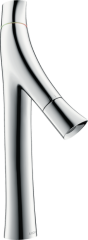 Смеситель для раковины Axor Starck Organic 170, с двумя рукоятками, для накладной раковины, с не запираемым сливным набором, хром арт. 12012000