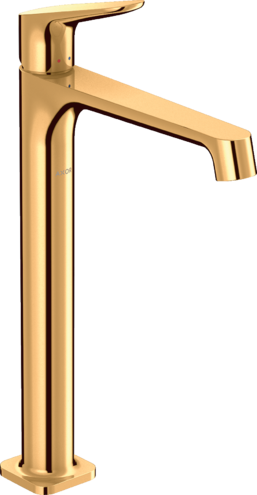 Купить купить смеситель для раковины axor citterio m 250, для накладной раковины, полированное золото арт. 34127990